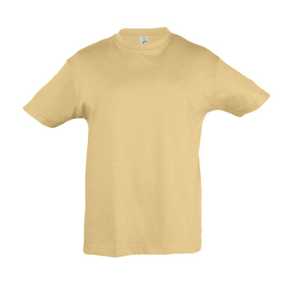 SOLS Kids Regent Short Sleeve T-Shirt / Sand